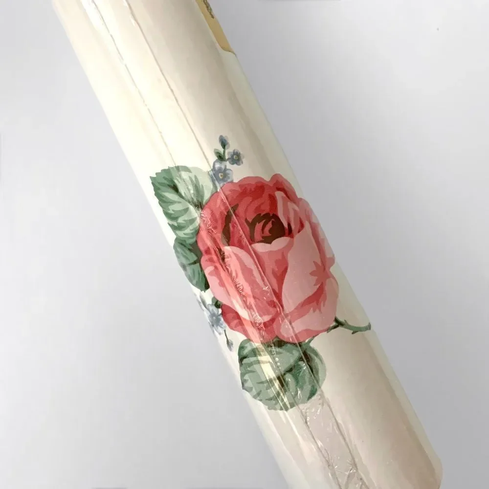 Vintage Rose Floral Wallpaper